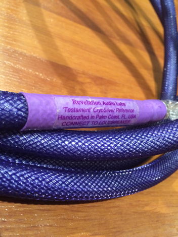 revelation audio  reference SPEAKER CABLES