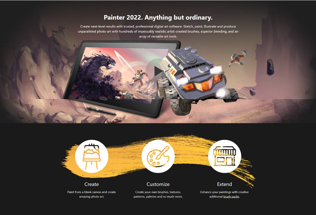 Corel product / service