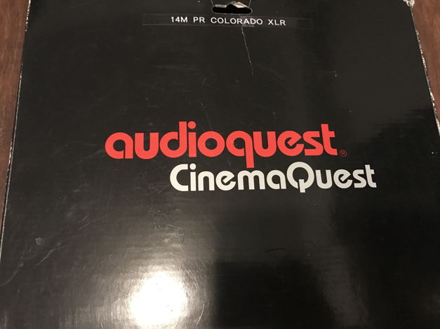 AudioQuest Colorado XLR 14M (46 ft) Pair - NEW IN BOX