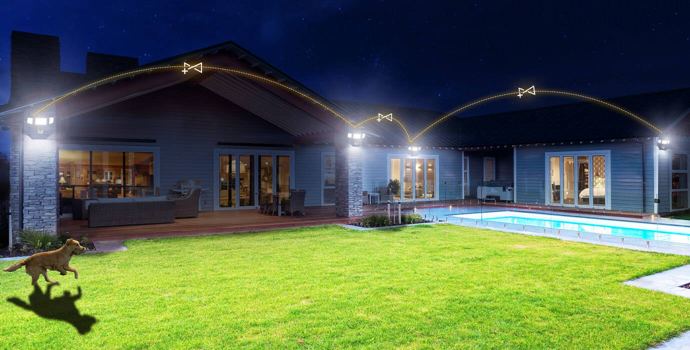 Networking 65W 3-in-1 LED Home Security Lights 