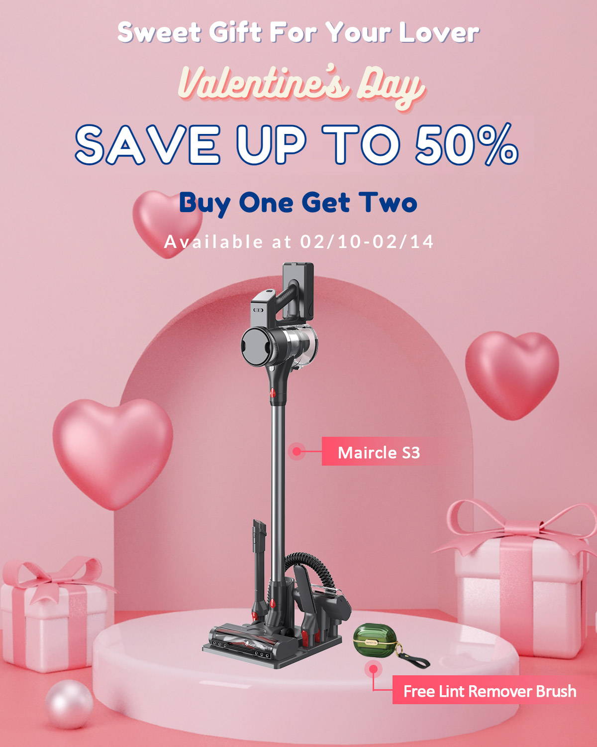 Maircle Valentine's Day Limited Promotion