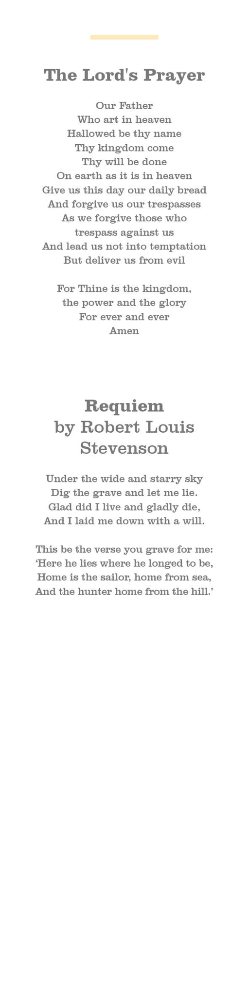 Bookmark - Pastel Yellow