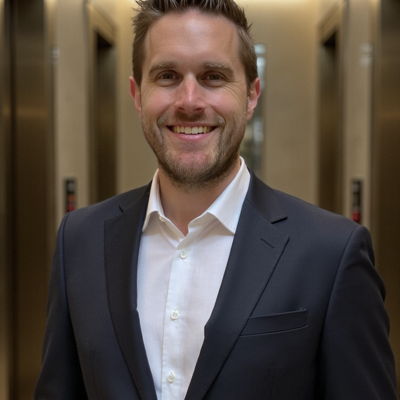 Photo generated by Secta Labs in style of Elevator Lobby Portraits