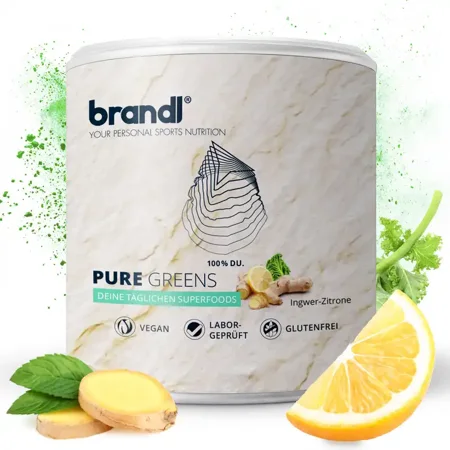 Pure Greens Superfoods - Ingwer & Zitrone