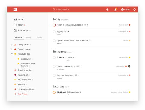 Todoist Google Tasks