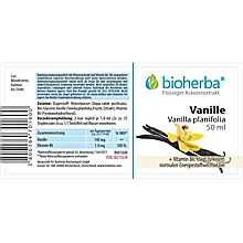 Vanille, Vanilla planifolia, Tropfen, Tinktur 50 ml