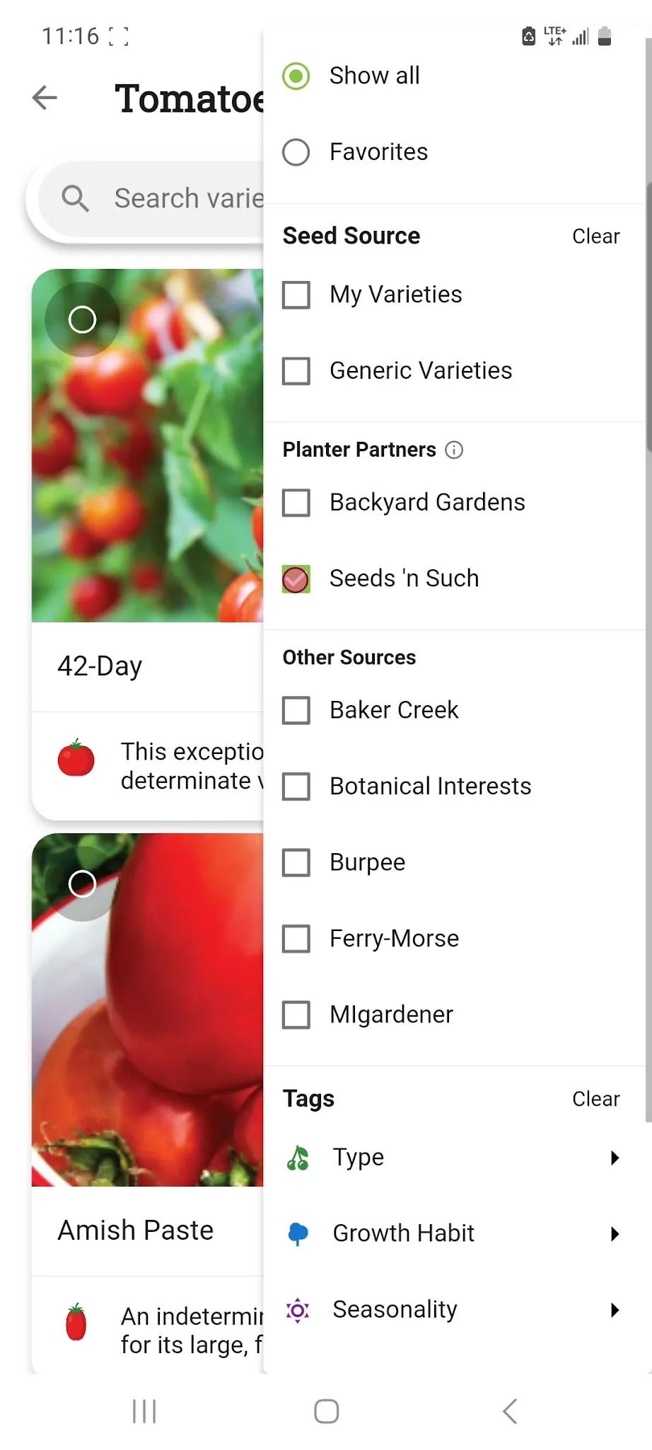 Select Seeds 'n Such Partner