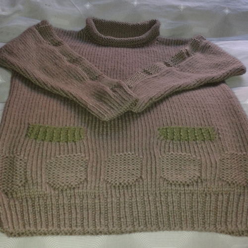 RAVANUSA, a pullover/tunic with pockets for ladies