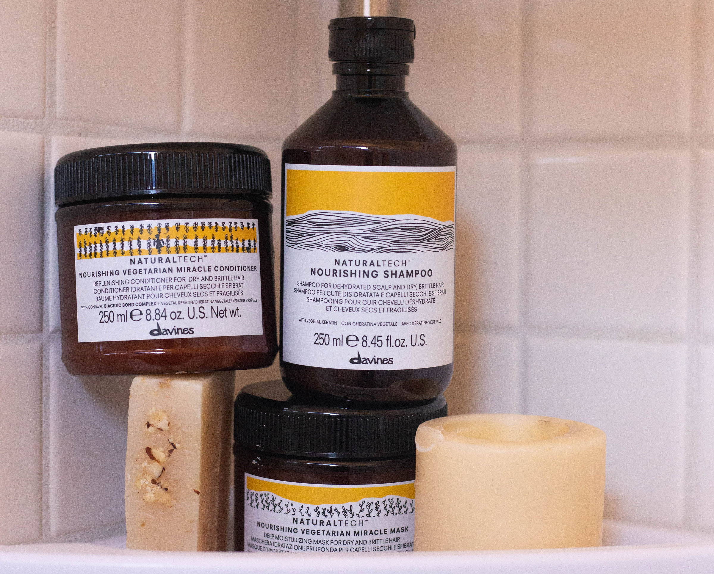 Davines Nourishing products hair care