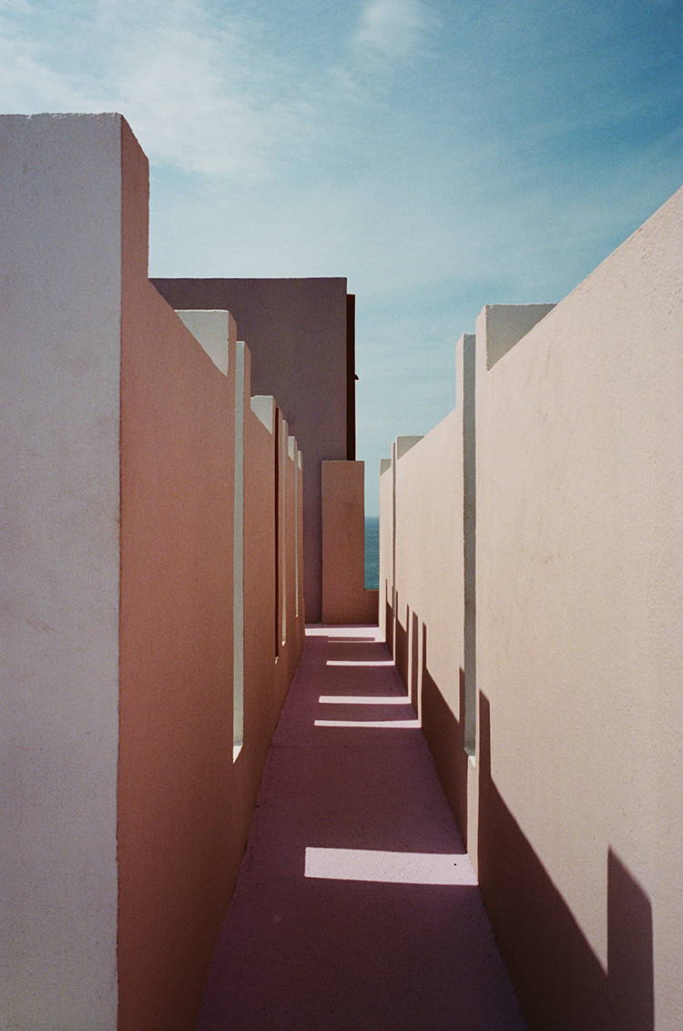 La Muralla Roja by Ricardo Bofill | Photographed by Hannah Davis for Wolf & Moon Jewellery