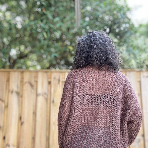 Haak een trendy oversized trui | Amira Cardigan