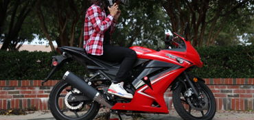 2012 KAWASAKI NINJA 250R motorcycle for rent near plano, TX