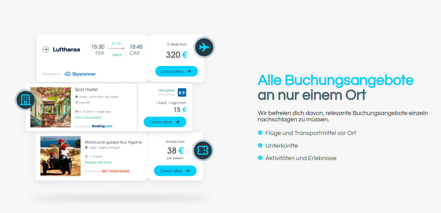 Backpackertrail product / service