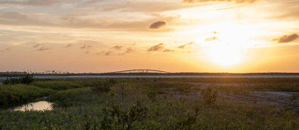 a bridge in Corpus Christi, Texas