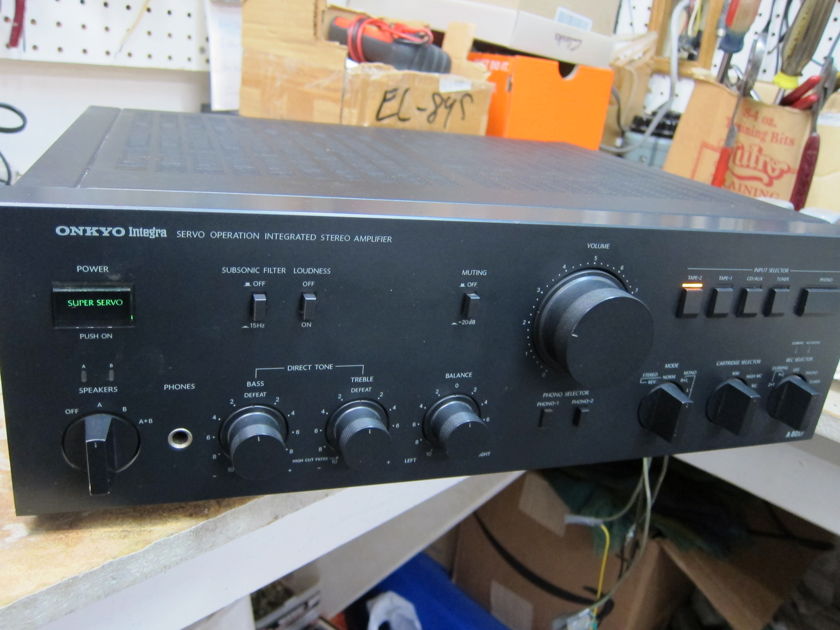 Onkyo Integra A-8017 Stereo Integrated Amp Top Line, MM/MC Phono, Discrete Outputs,Ex Sound,Built,JAPAN
