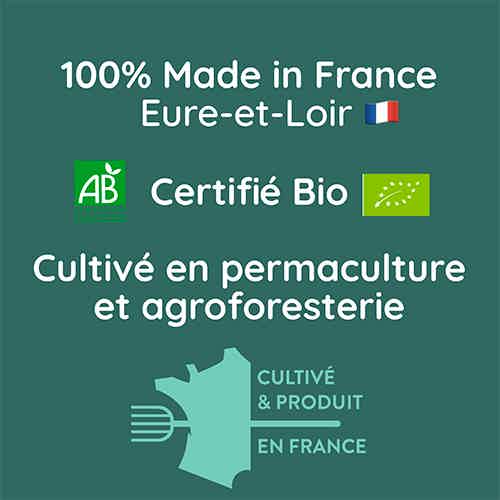100% cultivé et produit en France