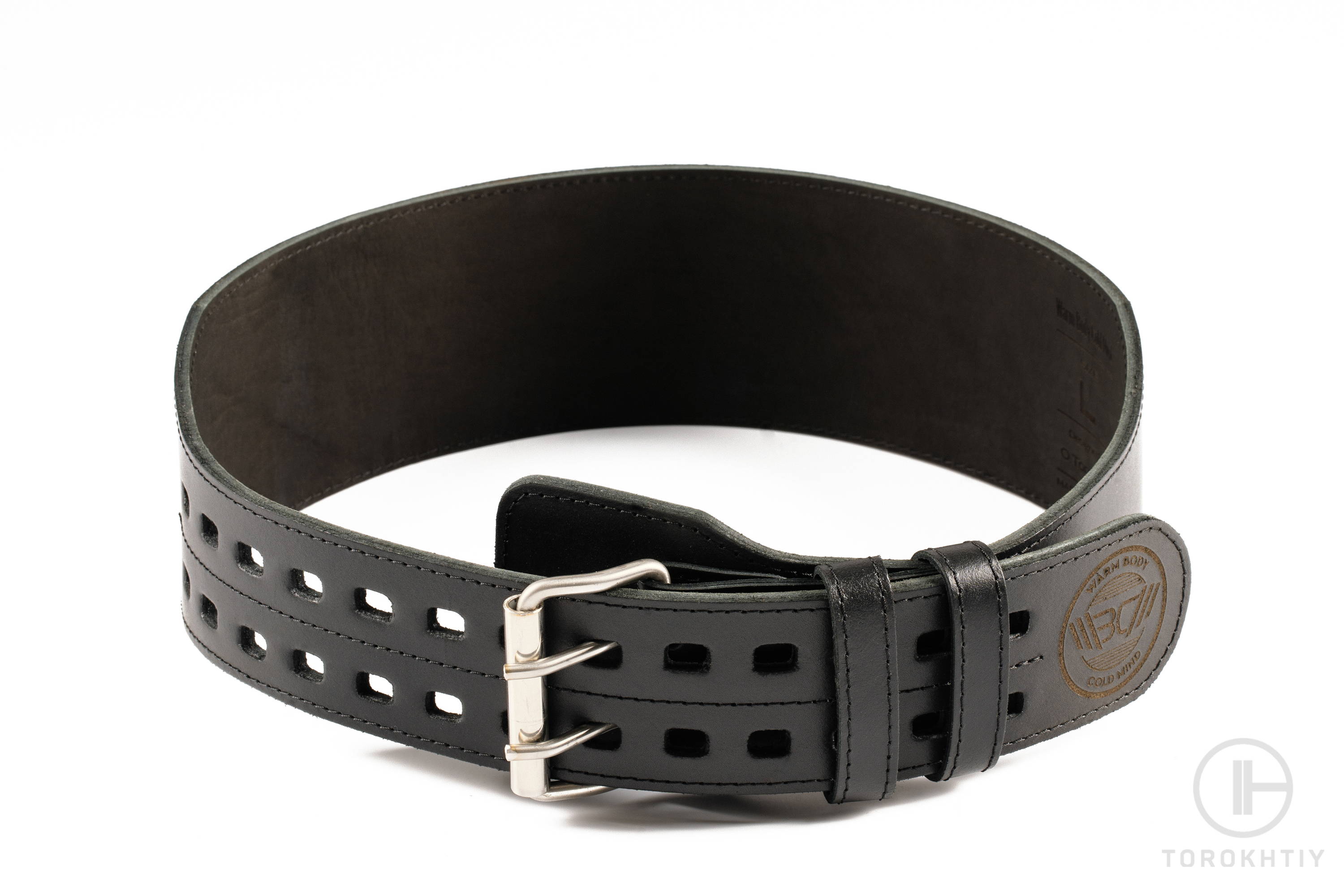 Leather Weight Lifting Belt by WBCM