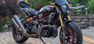2024 INDIAN FTR R CARBON motorcycle for rent near Harrisburg, NC