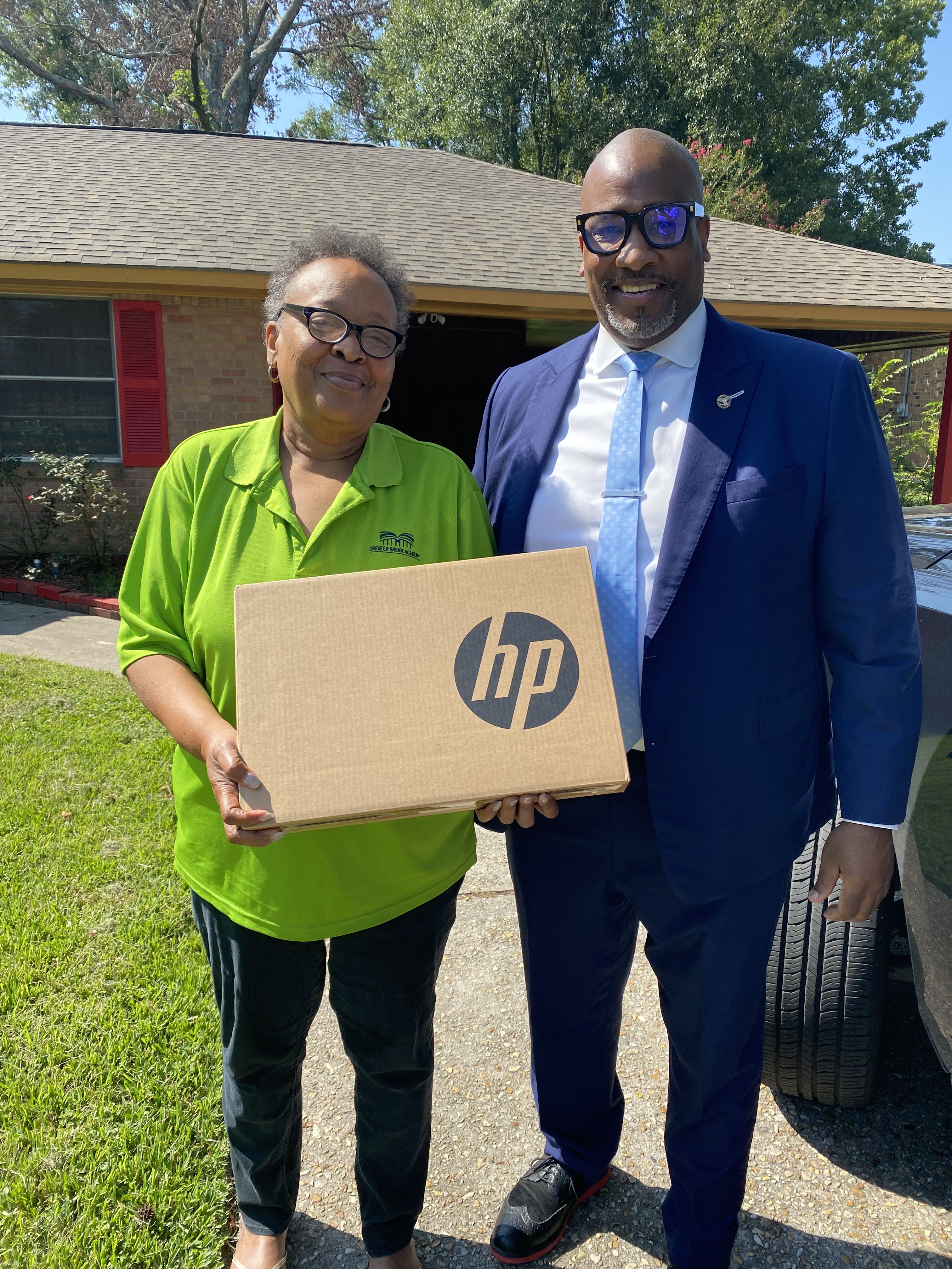 Donating computers and printers to teachers