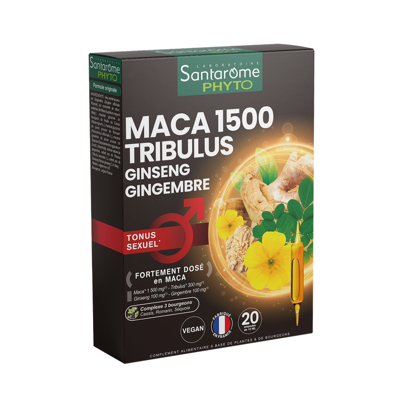 Maca 1 500 Tribulus Ginseng Gingembre
