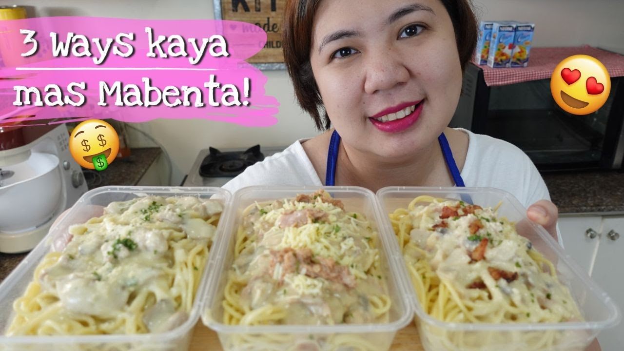 Creamy CARBONARA Recipe with Costing in 3 Ways - YouTube