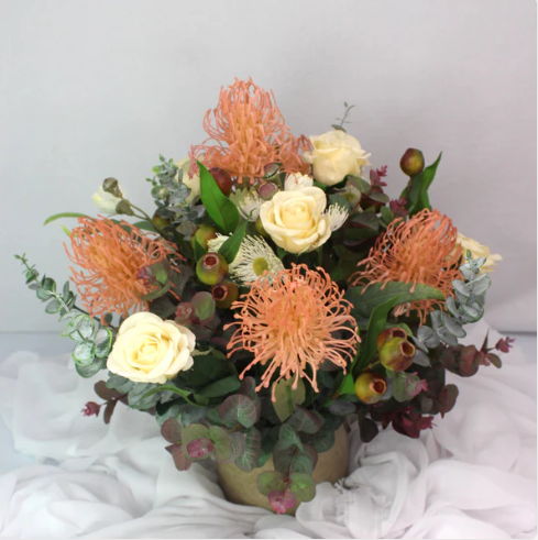 Romantic Native Arrangement- Realistic Artificial Flowers