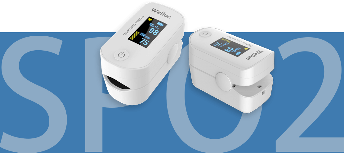 Wellue Oxymètre Bluetooth avec Tensiomètre pour le Bras, moniteur sans fil  de saturation en oxygène du sang SpO2 avec tensiom