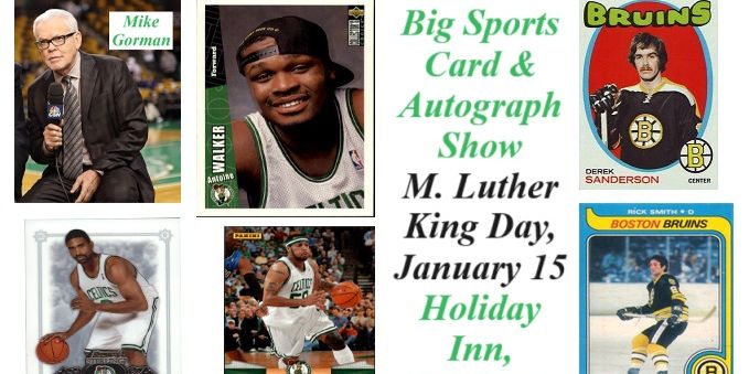 Big Sports Card & Autograph Show - M. Lither King Day holiday promotional image