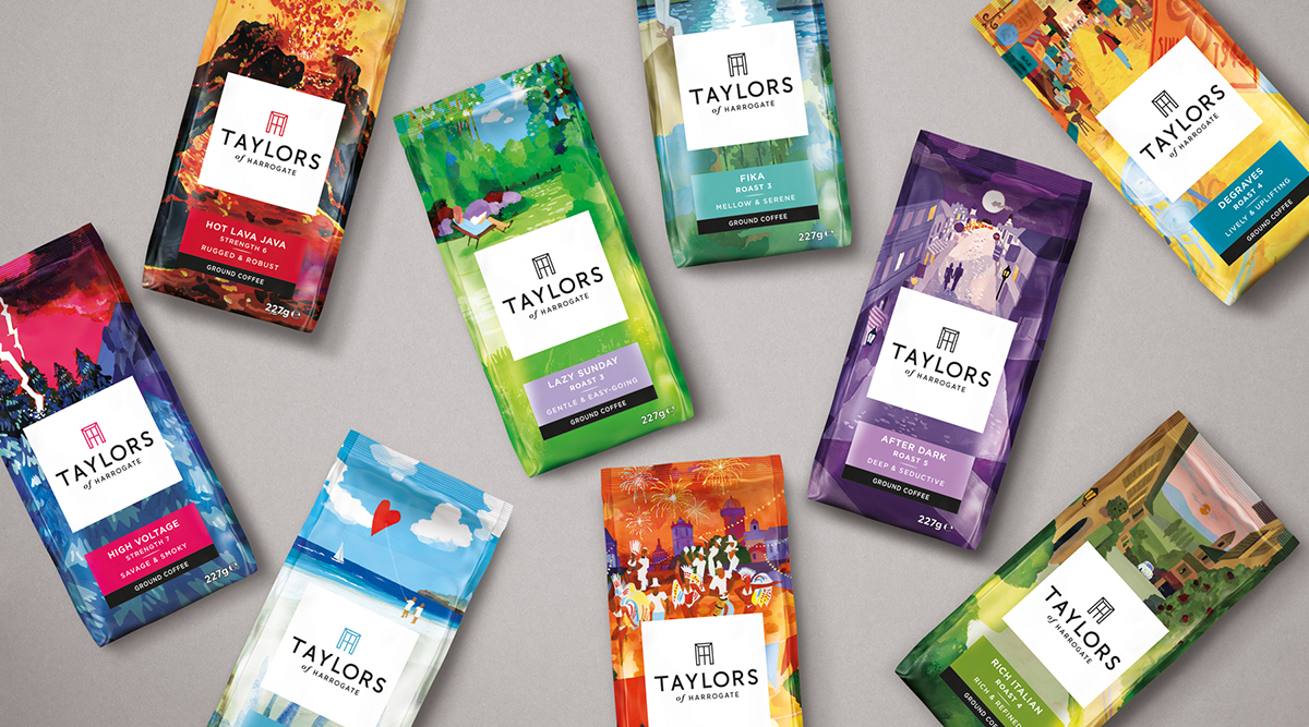 Taylors of Harrogate Unveils Bold New Packaging