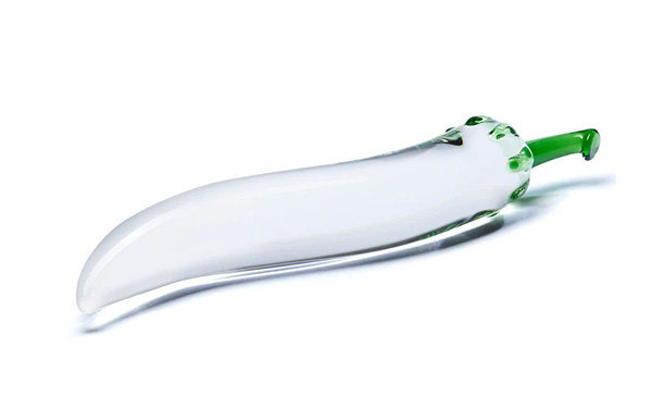 Glass Naturals Chili Pepper Dildo 