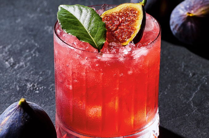 Le Laurier (cocktail aux figues et aux feuilles de laurier)