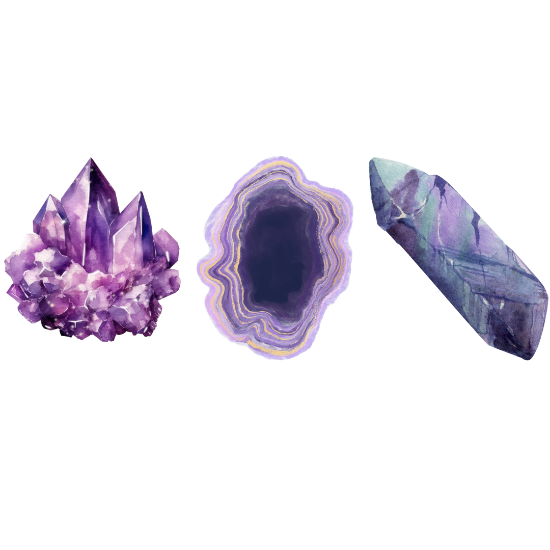 Purple crystal Graphics