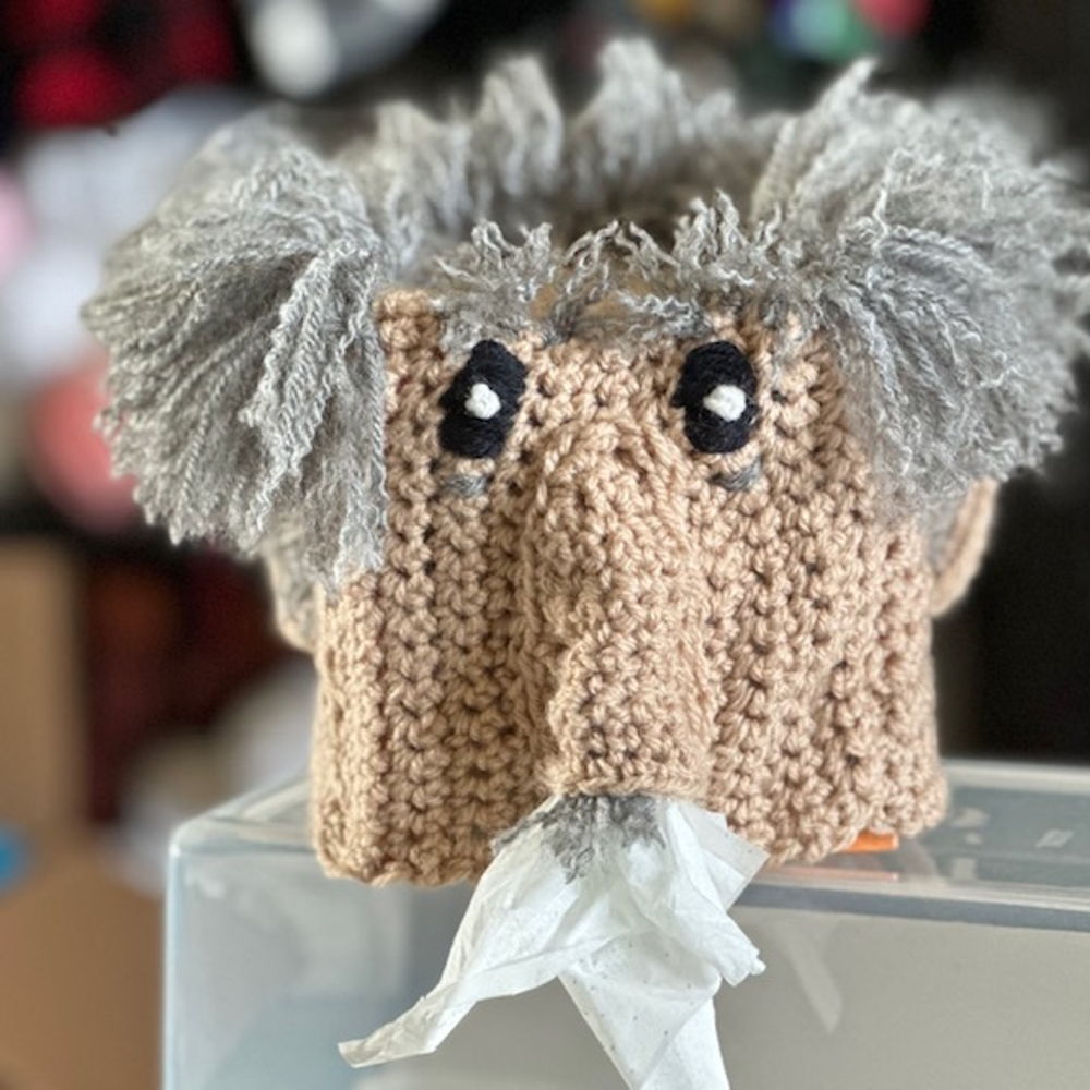Sneezy Grandpa Tissue Box Cover