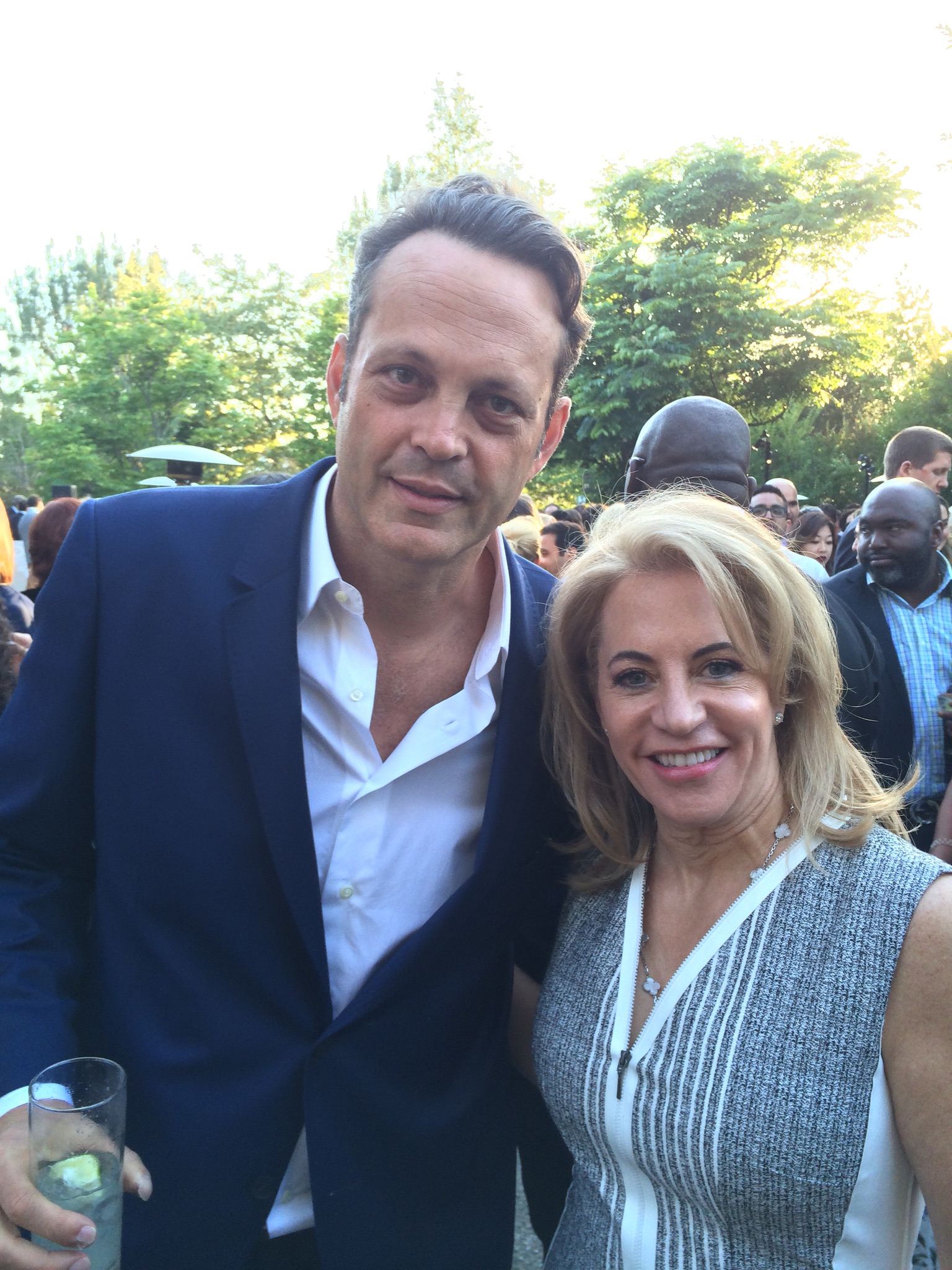 Debra with Vince Vaughn