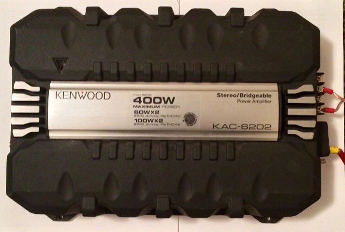 Kenwood KAC-6202 2-channel car amplifier 60 watts RMS x...