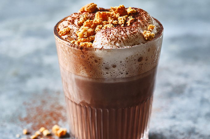 Chocolat chaud aux amandes