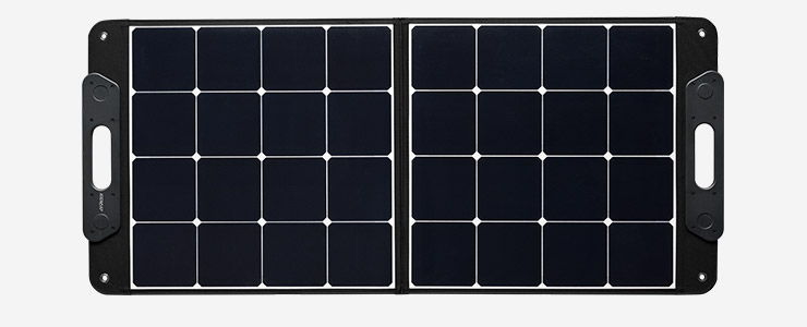 高効率変換パネルの搭載により、最大100W高出力を実現