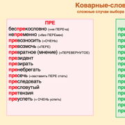 Пре при слова егэ