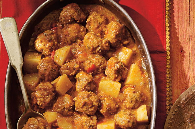 Cari de boulettes de boeuf au lait de coco