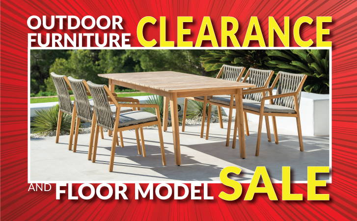 Outdoor Furniture Clearance and Floor Model Sale