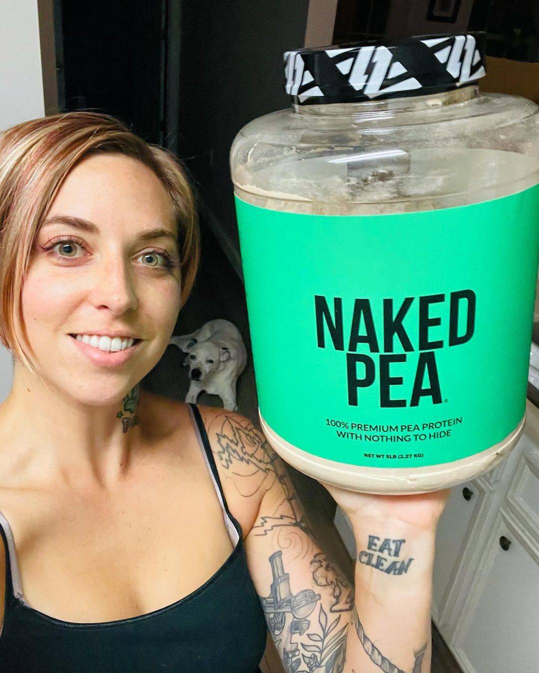 Naked Pea Protein Powder instagram