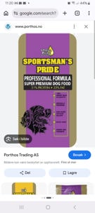 Sportsman's Pride tørrfor 