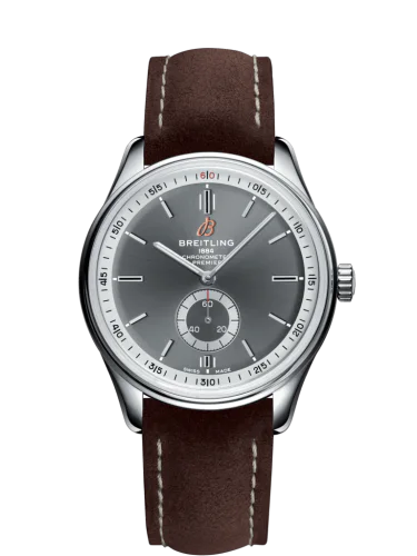 Premier Automatic 40 Stainless Steel / Anthracite / Nubuck Brown / Folding
