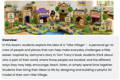 image of overview of 3dux vibe village book n build with kids building a village with 3duxdesign and craft materials