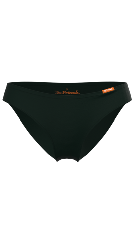 Forest Green Fairtrade Organic Cotton Low Rise Bikini Knicker