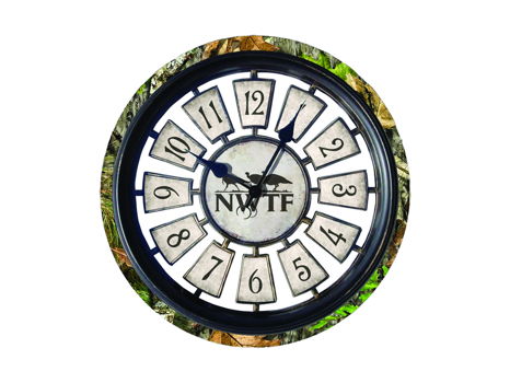 NWTF Custom Camoflauge Wall Clock