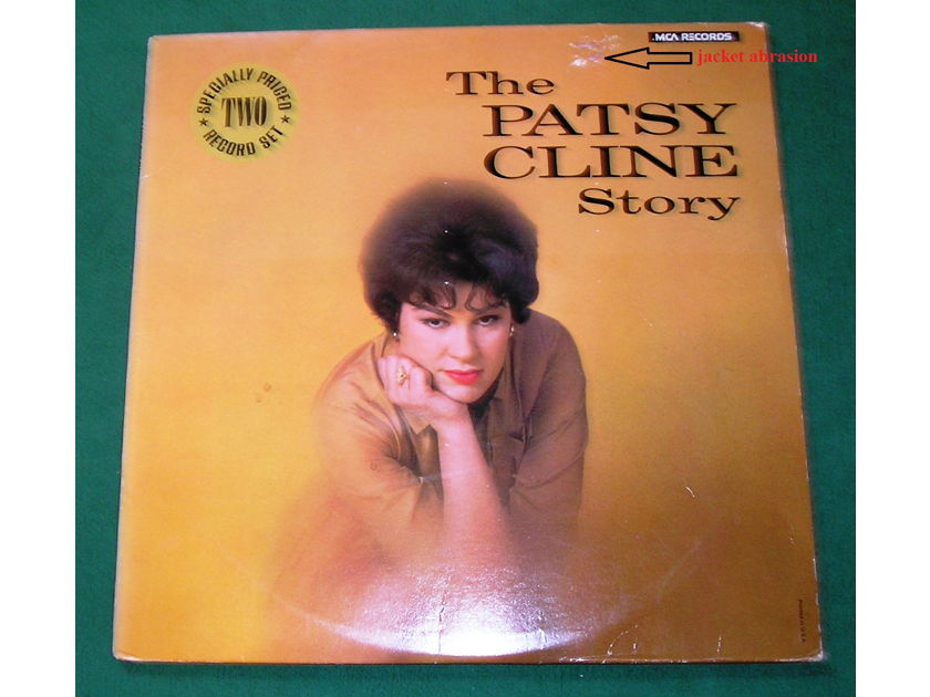 PATSY CLINE - THE PATSY CLINE STORY  - * 1980 MCA 2LP PRESS * NM 9/10
