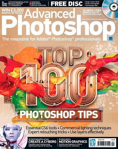 Advanced Photoshop 2012 года, номер 100, сентябрь