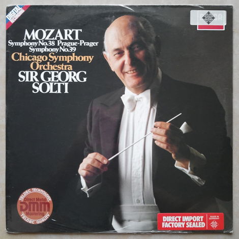 Sealed/Decca/Solti/Mozart - Symphonies Nos. 38 & 39 / M...