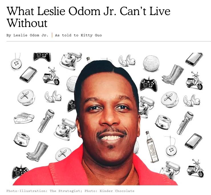 the-strategist-article-what-leslie-odom-jr-cant-live-without